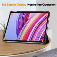 Funda De Cuero Para Tableta Xiaomi Redmi Pad pro 12.1 Pulgadas 2024 Tri-Folding Stand Protección Anti-Golpes Y Resistente Al Agua - details 3