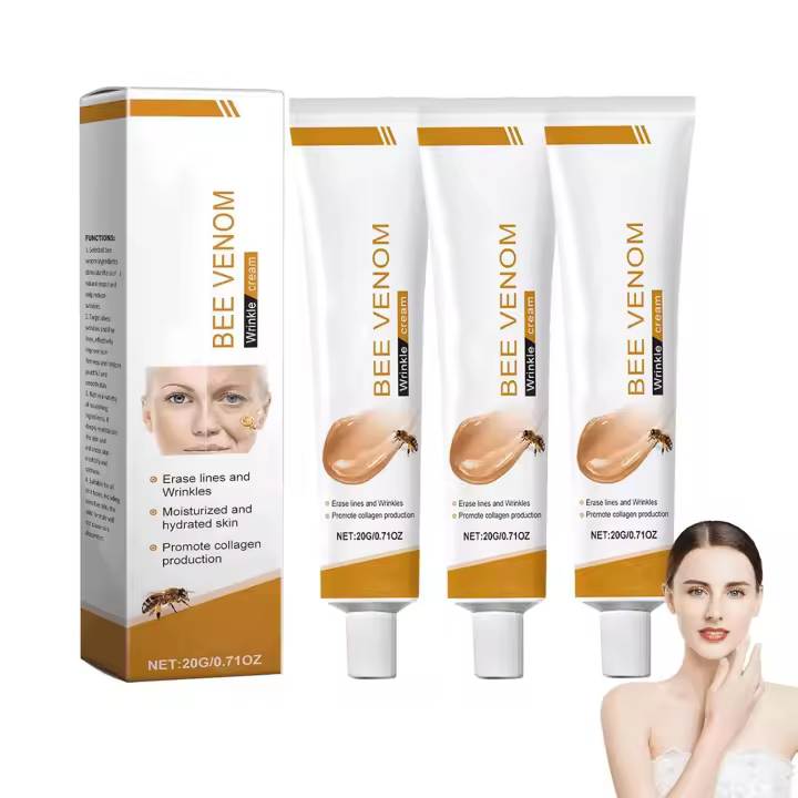 Crema antiarrugas con veneno de abeja, crema reafirmante con veneno de abeja, crema antiarrugas reafirmante multiusos (5 unidades) - 1
