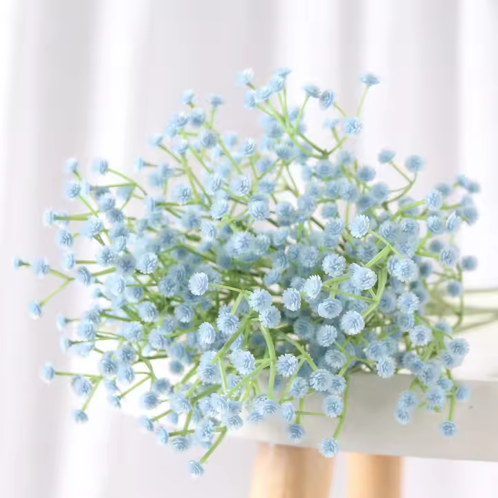 3/5/10pcs Flores Artificiales De Gypsophila Para Arreglo De Bodas Decoración Del Hogar DIY Flores Falsas Para Bouquets - 1