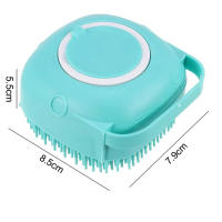 Set De Cepillo Y Champú Para Mascotas De Silicona Suave Con Almacenamiento Integrado Herramienta De Aseo Doble Cara Para Perros Y Gatos - details 7