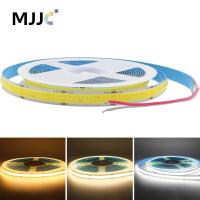 Tira De LED COB Super Brillante Doble Fila 616/624 LEDs/m Flexible Dimmable Luz RA90 Cinta Iluminación 3000K 4000K 6500K DC12V 24V Para Sala De Estar - details 0