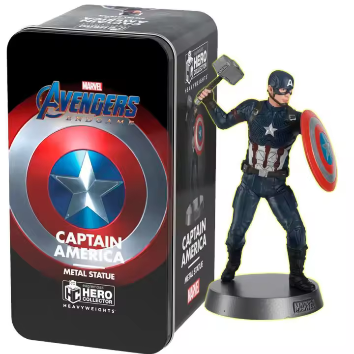 Figura Capitan America Heavyweights Los Vengadores Avengers MarvelFigura  Coleccionable - Idea de Regalo- Mercancia Oficial - Juguetes para Niños y Adultos - Movies Fans - Muñeco para Coleccionistas y Exposición - 1