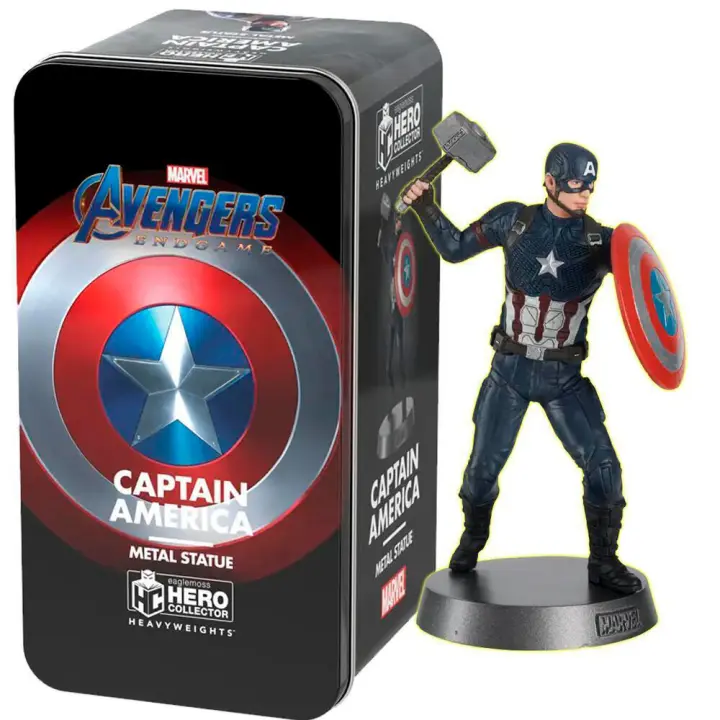 Figura Capitan America Heavyweights Los Vengadores Avengers MarvelFigura  Coleccionable - Idea de Regalo- Mercancia Oficial - Juguetes para Niños y Adultos - Movies Fans - Muñeco para Coleccionistas y Exposición - 1