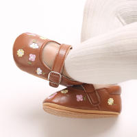 Nuevos Zapatos De Bebé Para Niñas Mary Jane Planos Con Bordado Antideslizantes De Goma Talla 0-18M Zapatos De Princesa Para Recién Nacidos - details 19