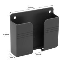 Soporte De Teléfono Móvil Para Pared Con Estación De Carga Y Control Remoto Organizador Ecológico Montado En La Pared Para Espacio De Vida - details 7