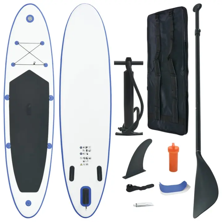 vidaXL Juego de Tabla de Paddle Surf Hinchable Remo Diversión Mar Color Negro,  Rojo,  Verde y mas - 1