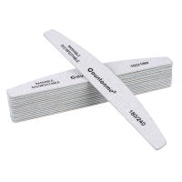 Lote De 10 Archos De Uñas Profesionales De Madera 180/240 Pulidor De Esmeril De Madera Gris Bloque De Papel De Obrador Para Esmalte De Gel - details 2