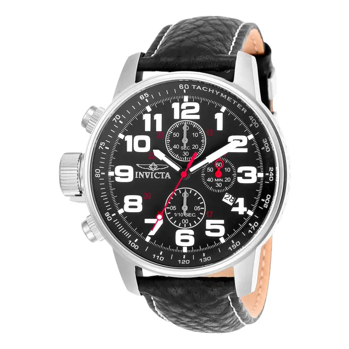 Reloj de pulsera Invicta Invicta I-Force - 2770 correa color: Negro Dial Metal Negro Hombre - 1