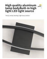 Lámpara De Pared Moderna Y Sencilla Para Cocina Y Sala De Estar Con Luz LED Decoración De Hogar Adecuada Para TV Y Dormitorio Iluminación Diaria - details 2