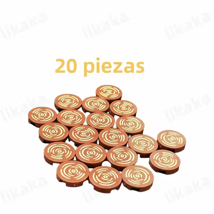 20pcs De Bloques De Construcción De Madera Grandes Y Pequeñas Piezas Compatible Con Bloques Clásicos Accesorios DIY Para Niños Juguetes Educativos - 1