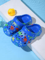 Zapatillas De Jardín Para Niños Dinosaurio Lindo Y Divertido Sandalias De Verano Para Niños Clog De Playa Y Piscina Transpirables Tallas True Fit Para Niños De 1 a 6 Años - details 8