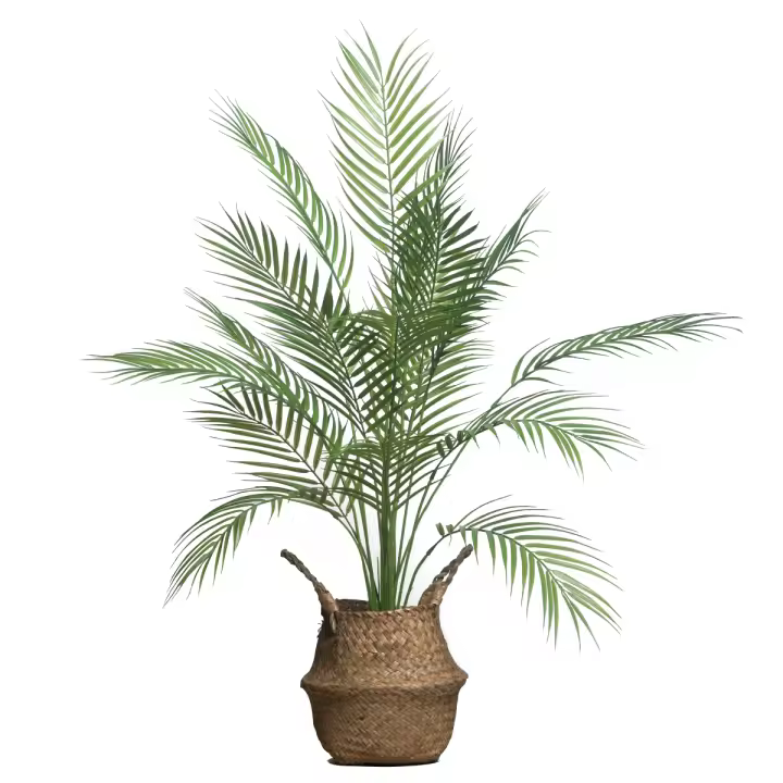 Planta Artificial De Palma Grande 88cm Con Hojas De Monstera Y Pino Falso Para Decoración De Jardín Y Fiestas En Casa - 1