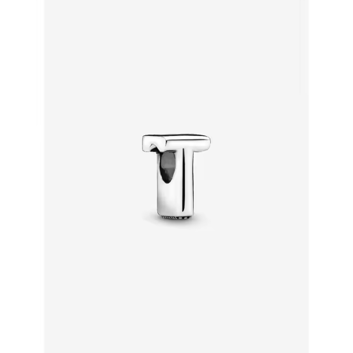 Letra-Plata de Legislación Pandora - Charm T con el alfabeto - 1
