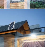 Lámpara Solar de 300W para Exterior, Focos impermeables, Luces Solares with a Distancia, reflector de Luz, Luces de Jardín y Calle - details 13