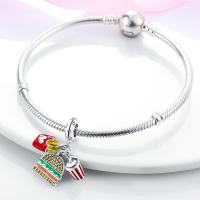 Encanto De Colgante De Árbol De Familia Platinado En Plata Para Pulsera De Bangle Y Collar DIY Regalo Con Doble Vuelo Aéreo - details 211