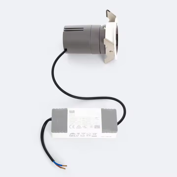 Ledkia Foco Downlight LED 9W Cónico Modular Lux Corte Ø 55 mm 4000K Blanco / Negro Blanco Neutro - 1