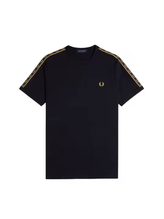 Camiseta Fred Perry Ringer Dorado/W75 - 1
