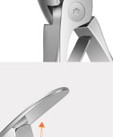 Tijeras De Uñas Diagonales De Acero Inoxidable Para Uñas Gruesas Y Toenails Abertura Ancha Cortador De Uñas Con Cuchilla Amplia - details 9