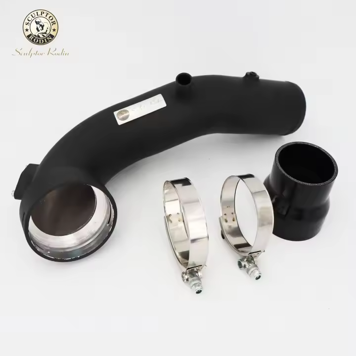 Kit De Tubo De Aire Acondicionado Intercooler Para BMW 2011+ F07 F10 F11 535i 640i 740i X5 X6 Con Tornillos T Bolts Material Aluminio - 1