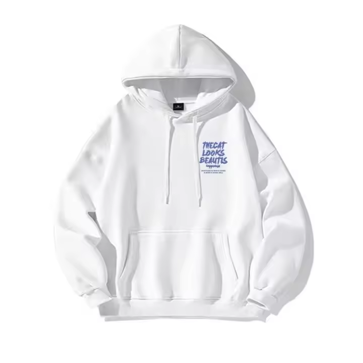 Sudadera De Capucha Cómoda Para Hombre Estilo Callejero Casual Y2K Hip Hop Algodón Largo De Manga Sudadera De Moda 2024 - 1