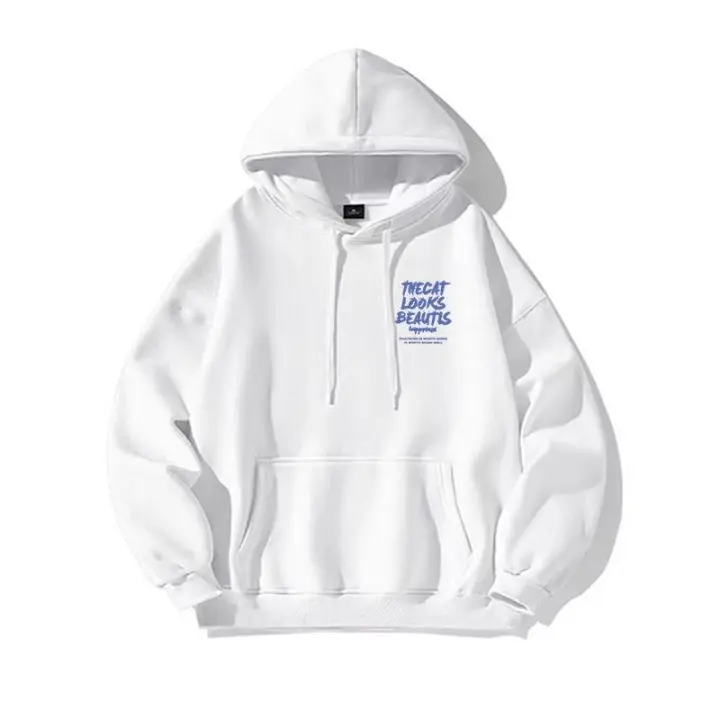  Sudadera De Capucha Cómoda Para Hombre Estilo Callejero Casual Y2K Hip Hop Algodón Largo De Manga Sudadera De Moda 2024 - 1