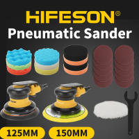 HIFESON Lijadora Orbital Pneumática De 5/6 Pulgadas Para Tratamiento De Pintura De Coche Eliminación De Oxidación Y Polvo Máquina De Pulido Y Lijado - details 0