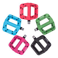 Rodamientos ZTTO MTB Ultralight Pedal Plano Chester XC Rendición AM Montaña BMX Antideslizante Gran Pie DU Fundición Nylon Plástico Bicicleta - details 4