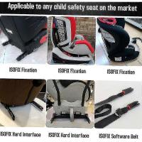 Universal Car Child Seat Restraint Anchor Mounting Kit For Isofix Belt Connector, Black - details 1