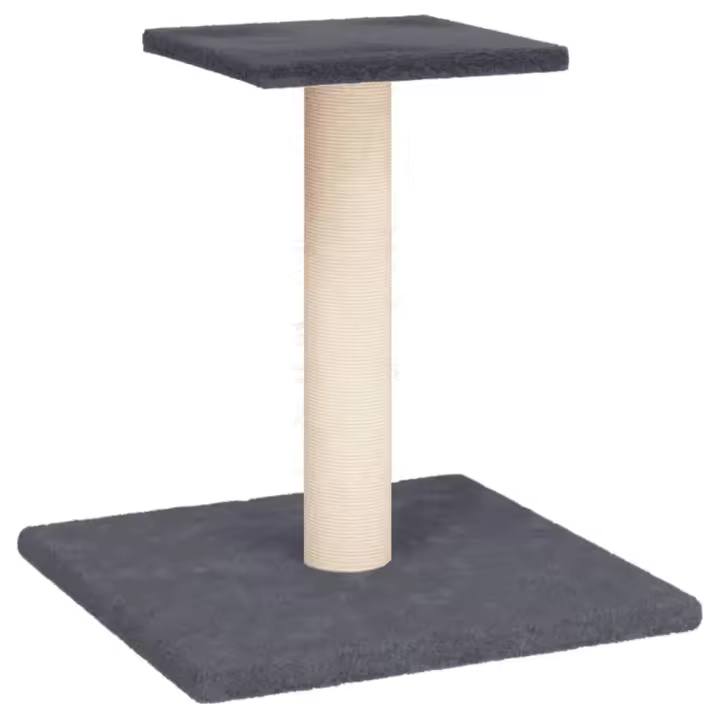 Rascador para Gatos con postes de ISAL gris obscurela 110 cm - 1