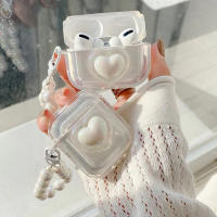 Funda Protectora Para AirPods Pro2 3 Generación Con Lazo De Correa Y Diseño De Corazón De Perla Simple Y Láser Caja De Carga Para Auriculares - details 0