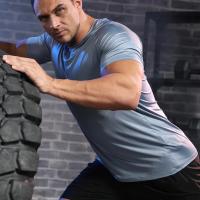 Camiseta De Hombre Verano Manga Corta Algodón Transpirable Ropa De Gimnasio Fitness Camiseta Deportiva Para Yoga Y Correr - details 19
