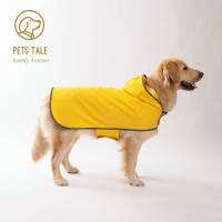Chaqueta Impermeable Para Perros De Todas Las Estaciones Con Cierre Rápido De Velcro Y Recubrimiento De Poliéster PU Doble Cara - details 6