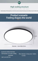 Lámpara De Techo LED Moderna 18W 27W 36W AC 220V Para Dormitorio Y Sala De Estar Iluminación Energía Ahorro Panel LED Interior - details 7