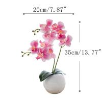 Orquídea Falsa De Seda Mariposa Para Decoración De Hogar Jardín Accesorios De Vaso Decoración De Boda Flor Artificial Estilo Bouquet - details 1