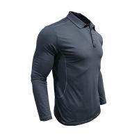 Camiseta Deportiva De Hombre Con Cuello En V Y Manga Larga Para Fitness Y Senderismo Quick-Dry Camiseta De Verano Para Hombres - details 8