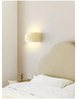 Lámpara De Pared Beige Francés En Resina Para Dormitorio Sala De Estar Moderna Lámpara Ambiental Para Pasillo Y Escalera - details 5