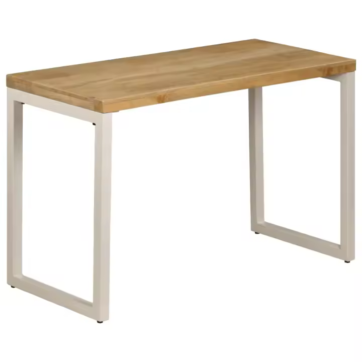 Mesa de Comedor de Madera maciza de Mango y Maple 115x55x76 cm - 1