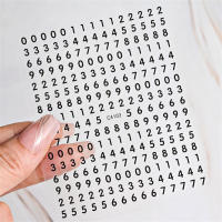 Juego De 5 Piezas De Letras Y Números 3D Adhesivos Para Uñas DIY En Oro Y Plata Decoración Para Manicura Herramientas De Accesorios De Uñas - details 3