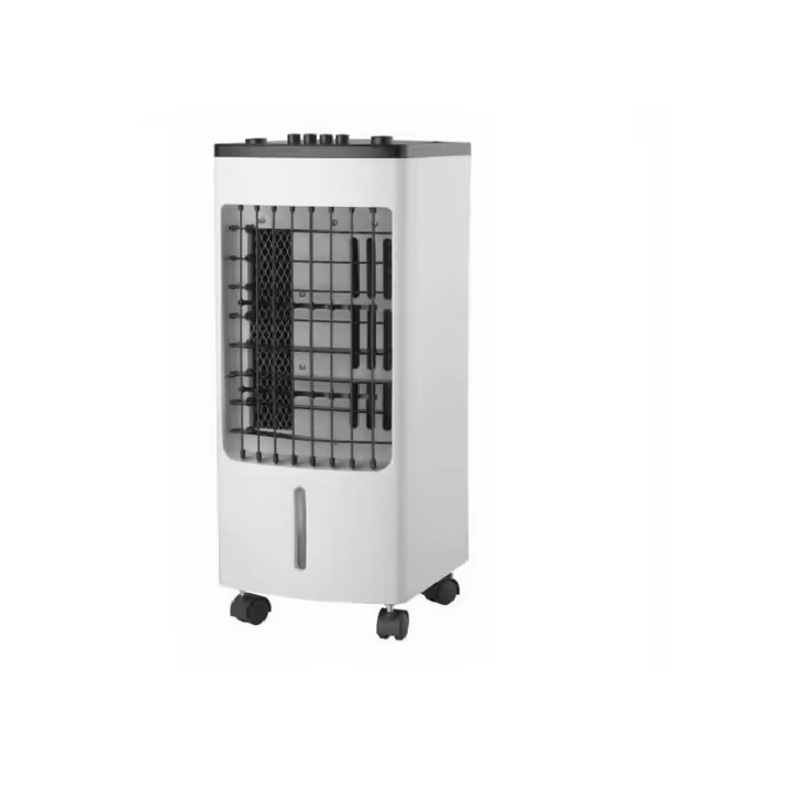 Aire Acondicionado Portatil De 3 Velocidades 80 W 4 Litros Climatizador con Agua Fría Urban Living TELETIENDAOUTLET Oscilación automática de 60º Enfriador de Aire Ventilador refrigerante ideal para zonas pequeñas sin tubos, solo conectar - 1