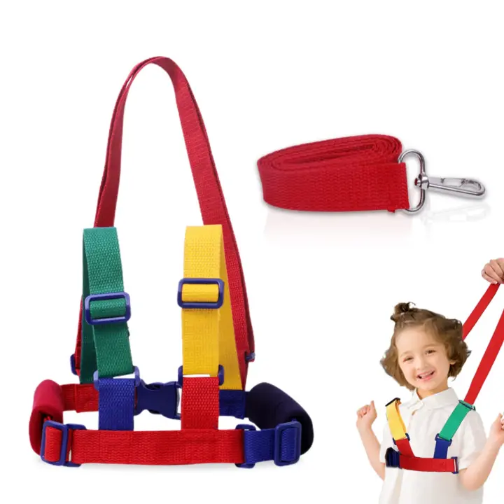 Arnés para caminar y correa de seguridad antipérdida, seguridad para bebés, correa de cuerda para niños pequeños, cinturón de mano para caminar, cuerda antipérdida para niños, muñequera, correa para bebé - 1