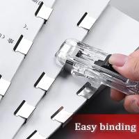 Nueva Estapadora Con Clip De Presión Y Distribuidor De Cinta Para Desmontaje Clamp De Estapadora Suministros De Escritorio Mini Tamaño Para Oficina - details 2