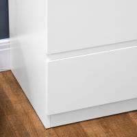 HOMCOM Cómoda 6 Cajones con Cierre Suave, Cómoda Dormitorio, Cajonera para Salón, Oficina, Estilo Moderno, 80x39x115 cm, Blanco - details 3