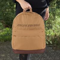 Mochila Marrón Camel Lisa Skechers Básica 31 x 41 x 15 cm Fabricada en Nylon Licencia Oficial 100% Original - details 0