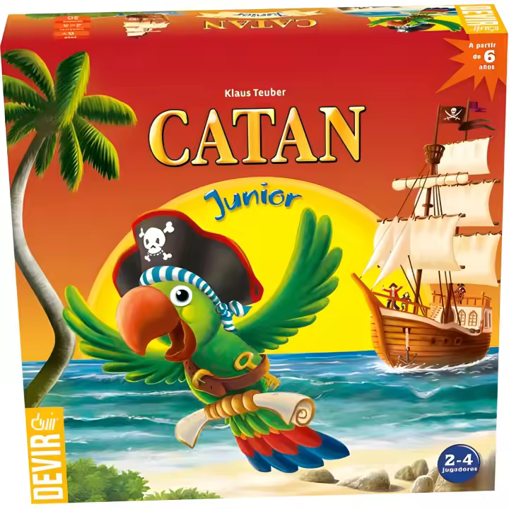 Devir Catan Junior - Juego de Mesa para Construir Casas y Parques - Crecimiento Sostenible - Juego Rápido - 1