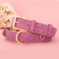Collar De Cuero Genuino Para Perros Duradero Y Ajustable Con Colgante Suave Para Pequeños Medianos Y Grandes Razas Incluye Pitbull Pug - details 11