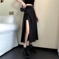 Falda Media Pierna Gótica Oscuro Vintage Para Mujer Elegante Moda Fiesta Club Cintura Alta Femme Bottom Streetwear Goth Falda - details 5