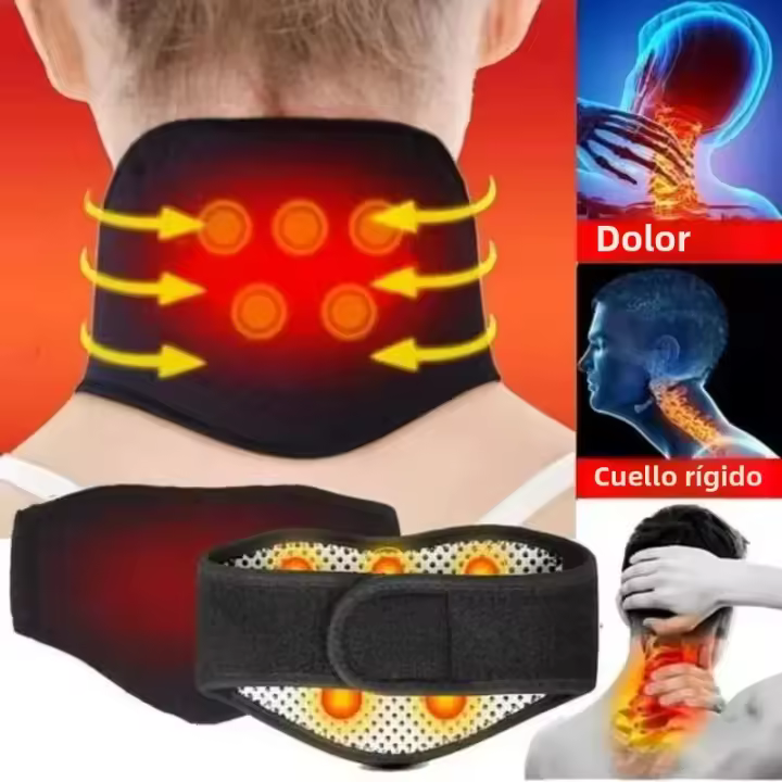 Masajeador De Cuello Self-Heating Con Soporte Magnético Para Relajación Y Calor Reutilizable Sin Necesidad De Electricidad - 1