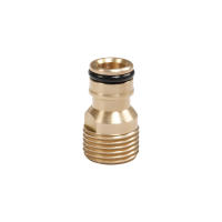 Conector De Jardín De Latón 1/2'' Fitting Rápido Para Grifo Adaptador De Agua Para Pistola De Jardín Unidad De Venta Individual - details 4