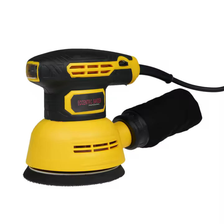 Sábanero Orbital Aleatorio De 5 Pulgadas 300W Velocidad Variable 6 Velocidades Máquina De Alta Performance Para Colección De Polvo En Trabajos Con Madera - 1