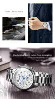 Reloj De Pulsera De Lujo Para Hombre GUANQIN 2025 Acero Inoxidable Impermeable Con Fase Lunar Y Calendario Marcas Arábigas Cristal De Zafiro - details 3